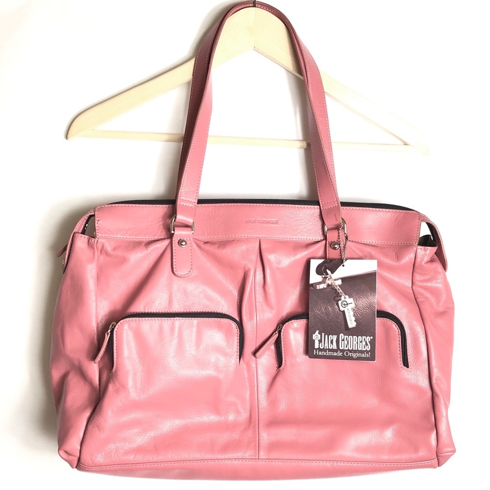 Jack George’s Mauve Pink Large Purse Bag